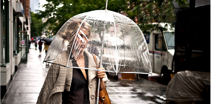 bubble umbrella shape