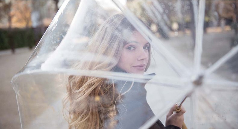 clear umbrella
