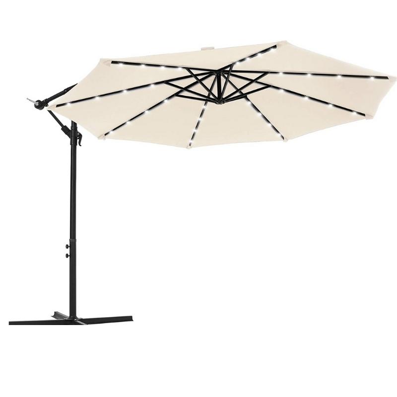 Cantilever Umbrella with Lights