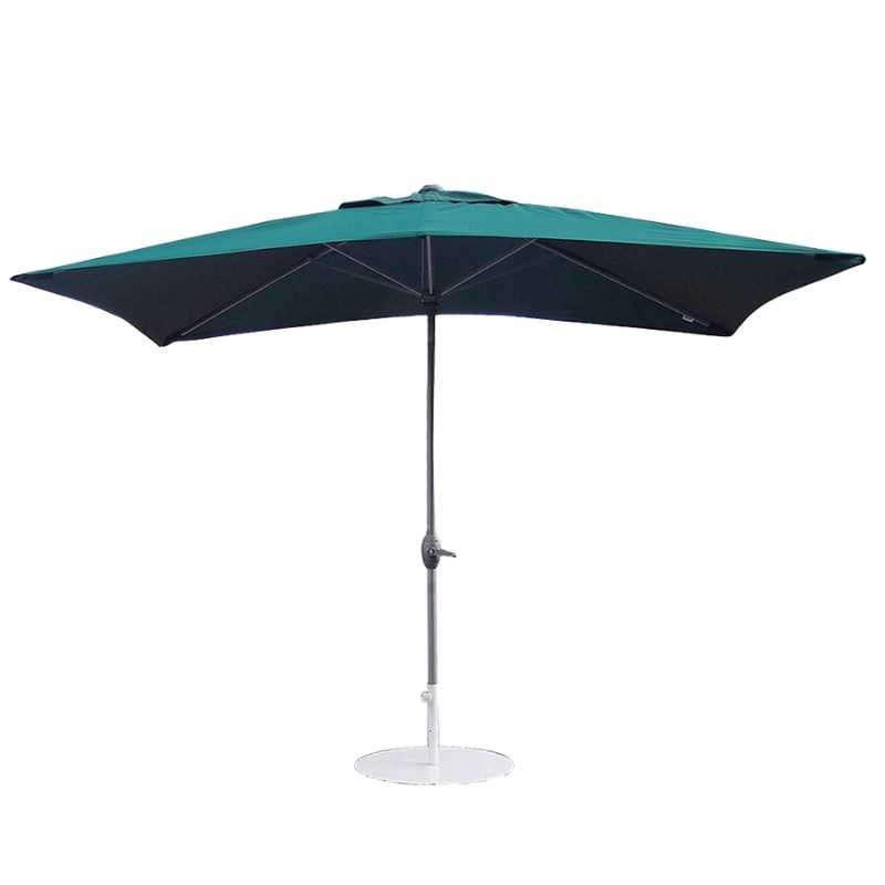 Commercial Offset Large Outdoor Canopy Rectangular Cafe Umbrellas