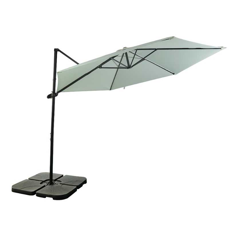 Custom 3M Aluminum Cantilever Umbrella Cafe with Base