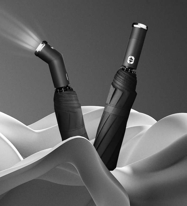 flashlight umbrella